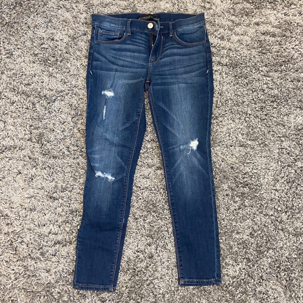 Express Mid Rise Cropped Legging